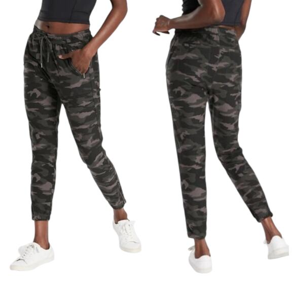 Athleta Farallon Pant - Olive Camo - 6 - Picture 2 of 16